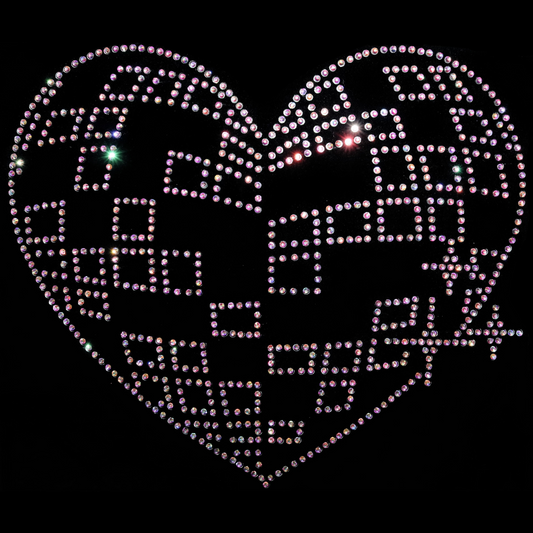 Discokula hjärta 25x21,5 cm