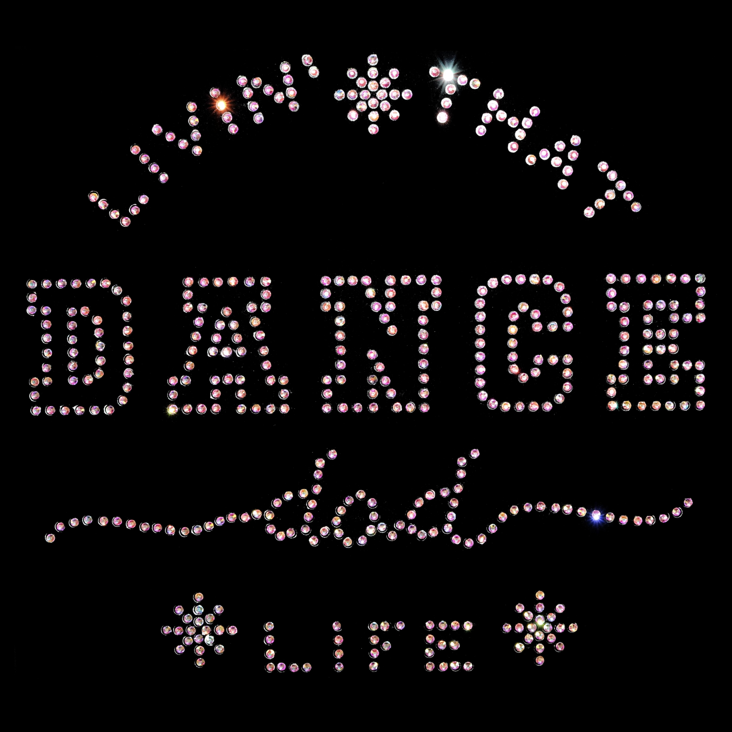 Livin' that dance dad life 24x18,5 cm
