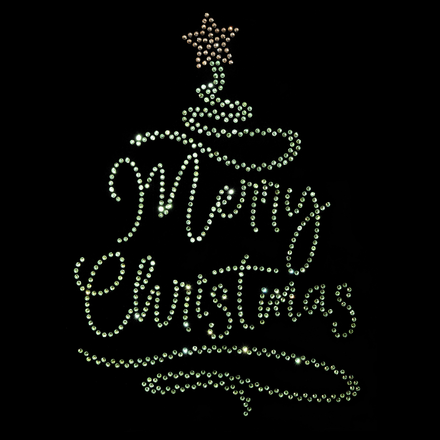 Merry Christmas julgran 19x26,5 cm