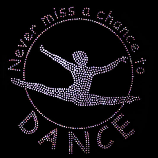 Never miss a chance to dance 26x27,5 cm