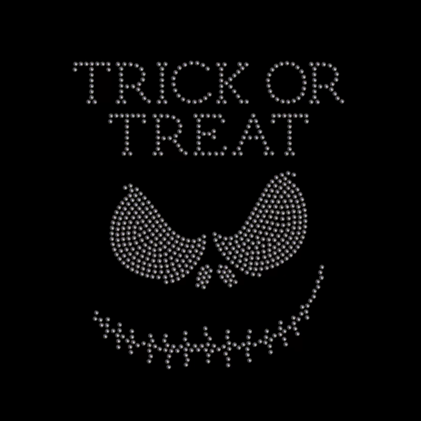 Trick or treat med ansikte 20x22,5 cm