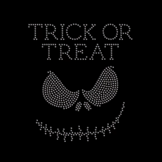 Trick or treat med ansikte 20x22,5 cm